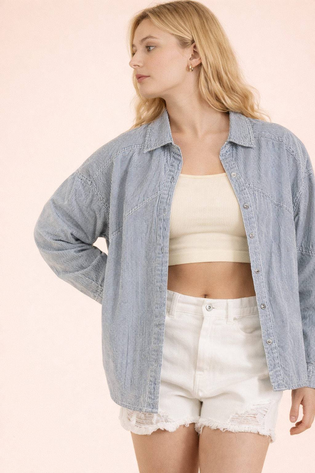 On Trend Button Down