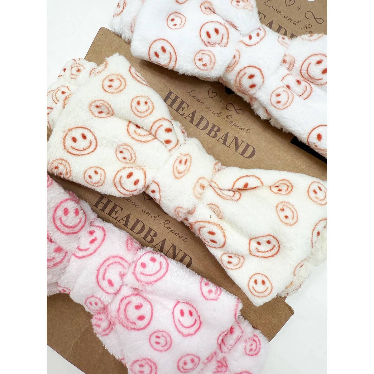 Happy Face Soft Tone Spa Headband