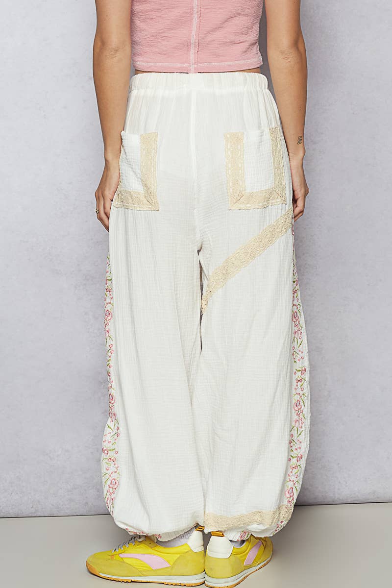 POL Embroidery Jogger Pants