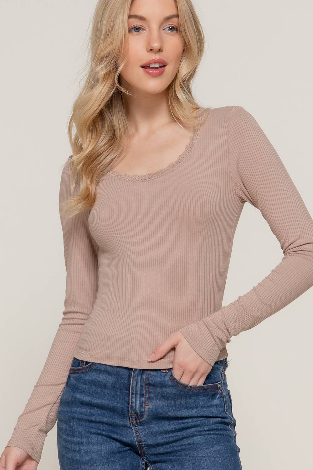 The Lace-Trim Essentials Top