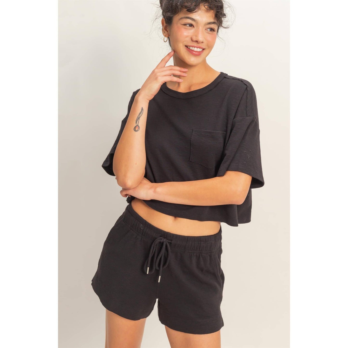 Malibu Shores Crop Tee