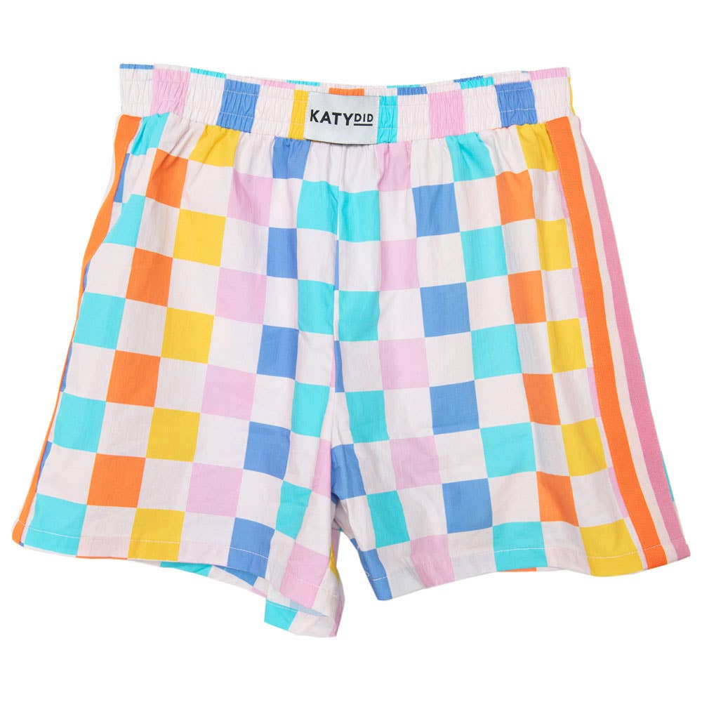 Multicolored Checker Boxers