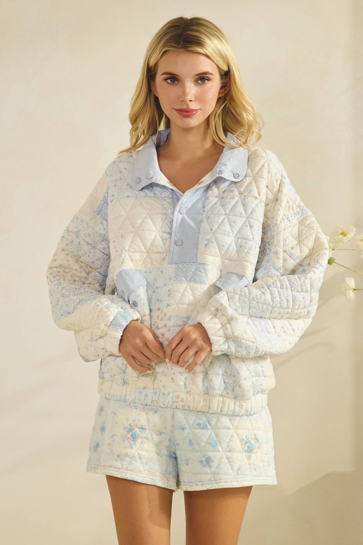Cottage Core Quilted Short