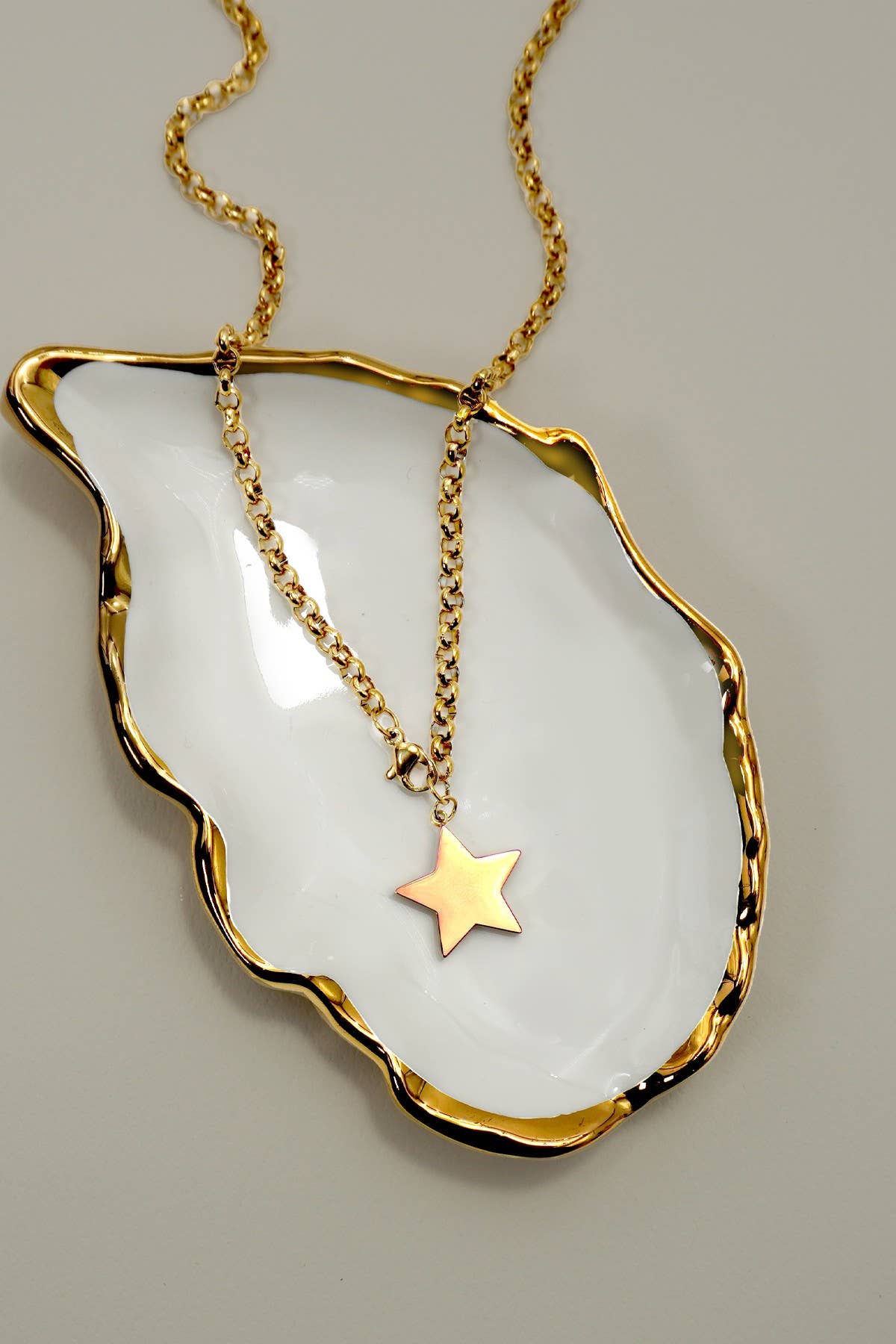 18K STAINLESS STEEL TARNISH FREE STAR NECKLACE