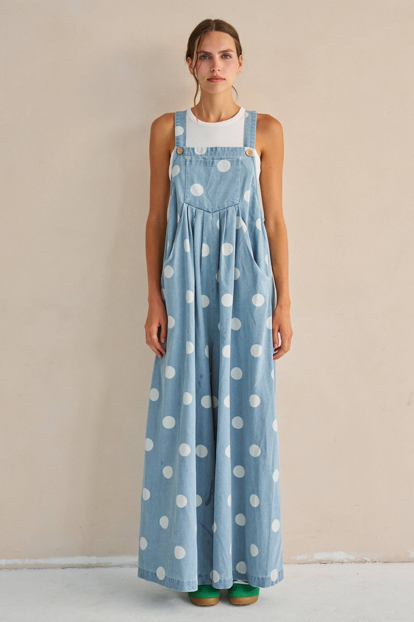 Denim & Dots Overalls