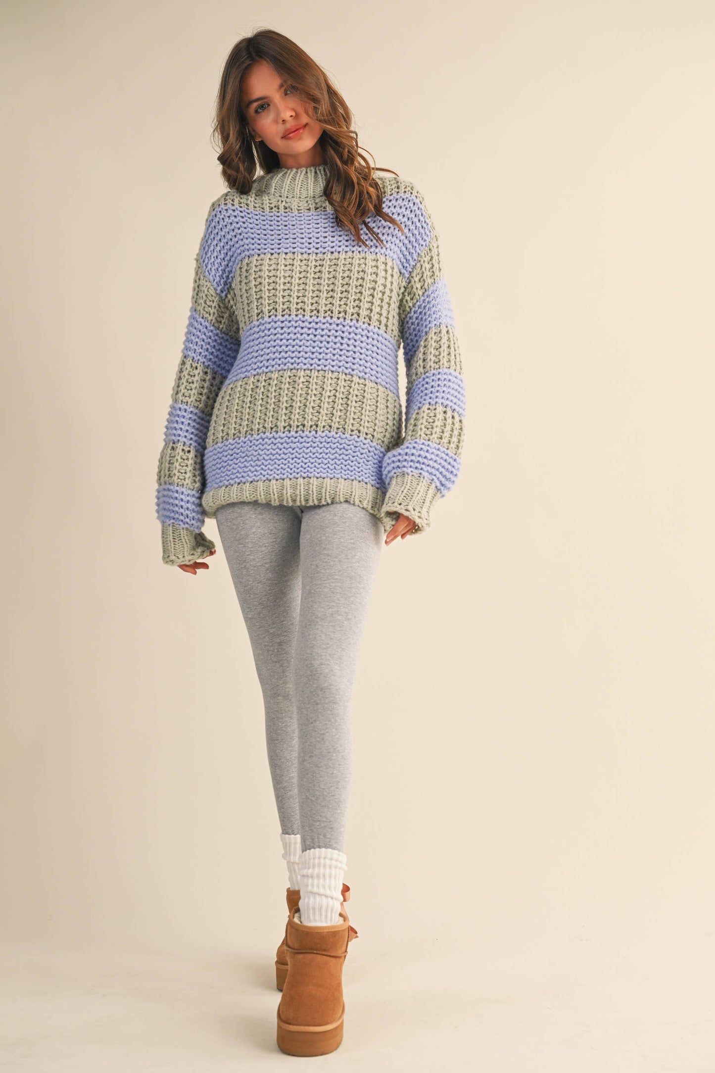 Lilac Garden Knit Sweater