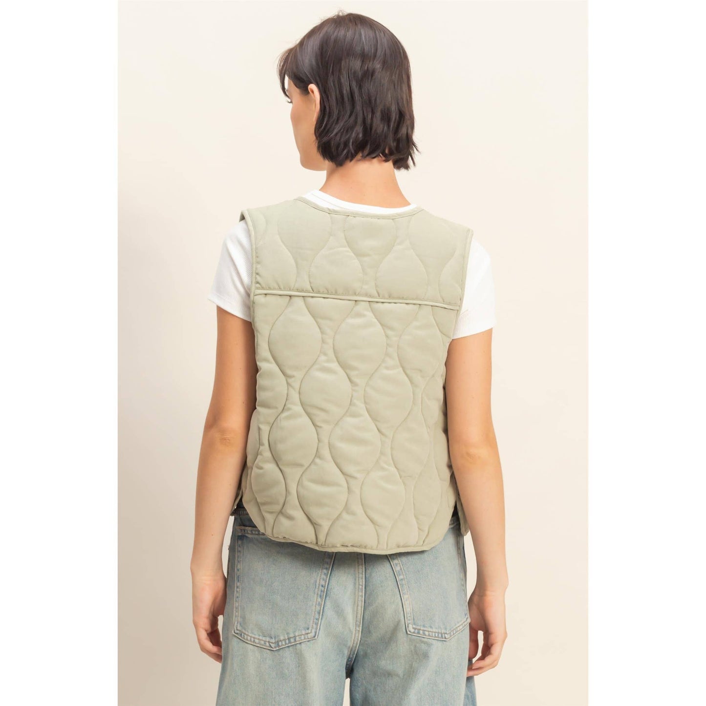 Garden Patch Tie-Front Vest