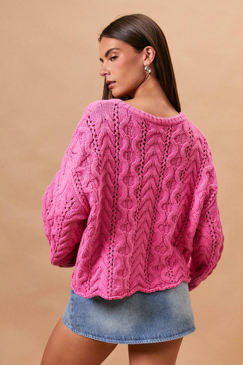 Marina Cable Knit Sweater