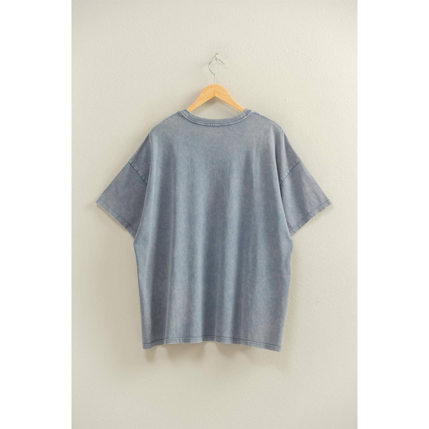 Mineral Wash Oversized Crew Neck Tee
