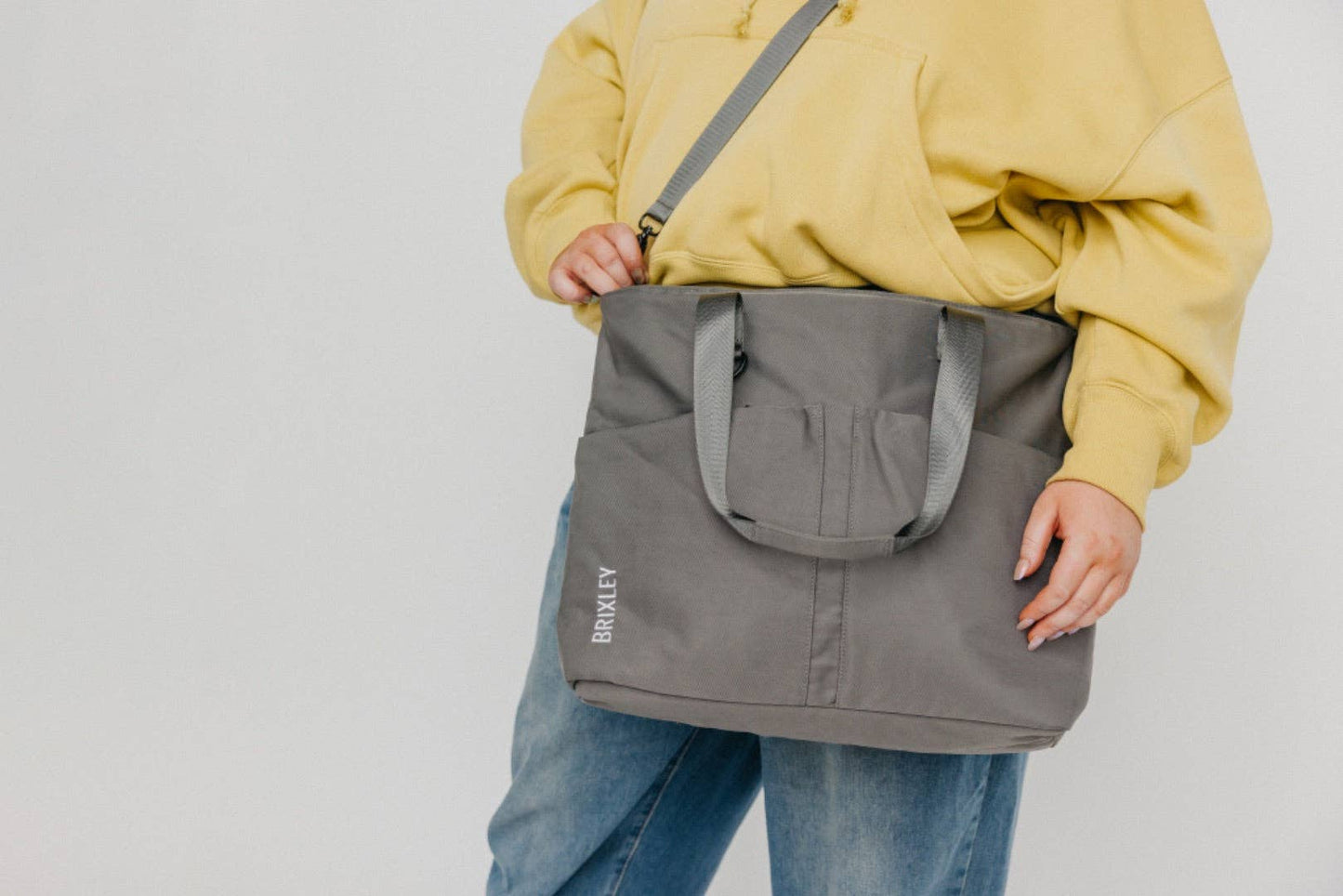 Gray Brixley Tote Bag