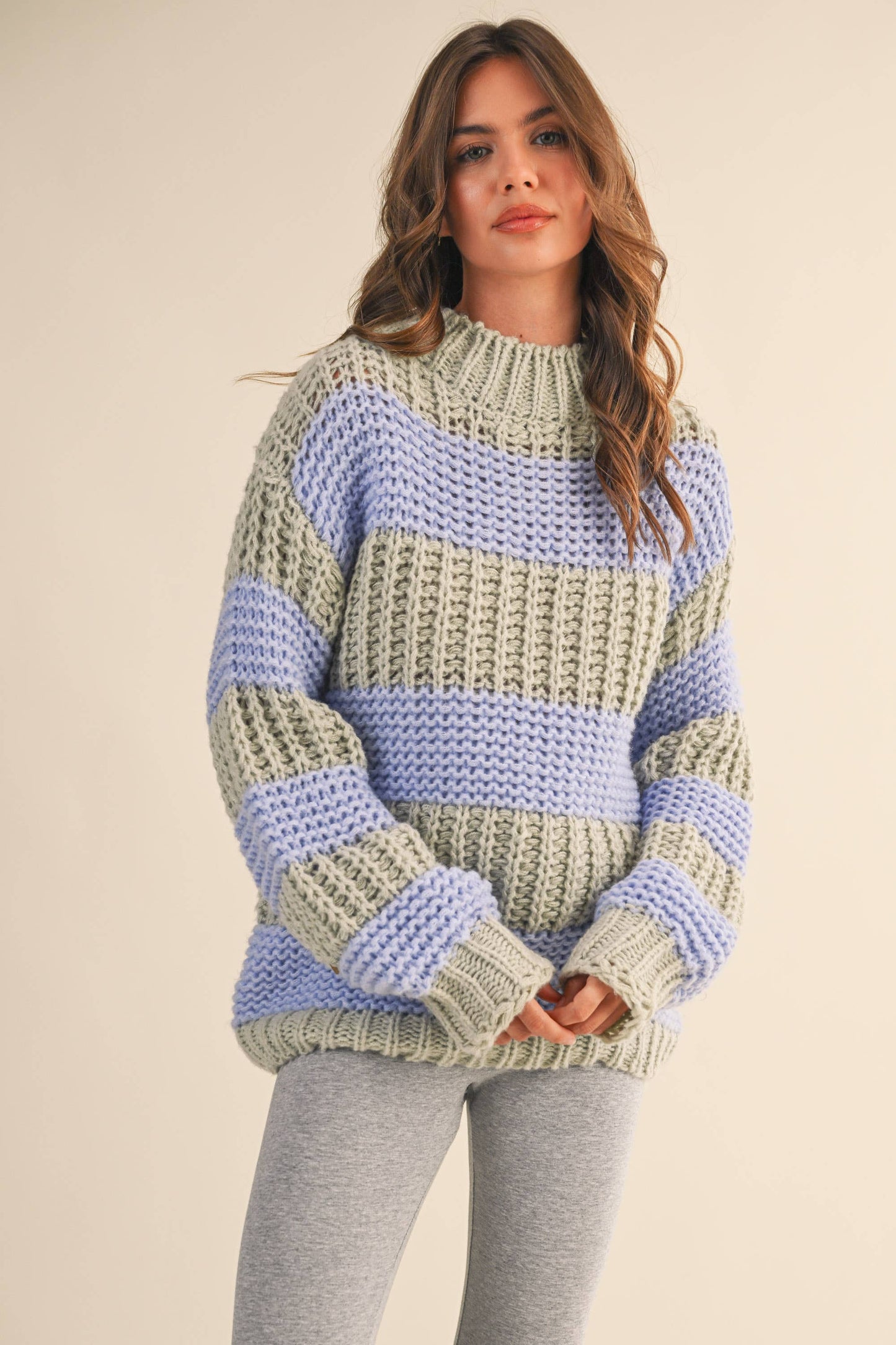 Lilac Garden Knit Sweater