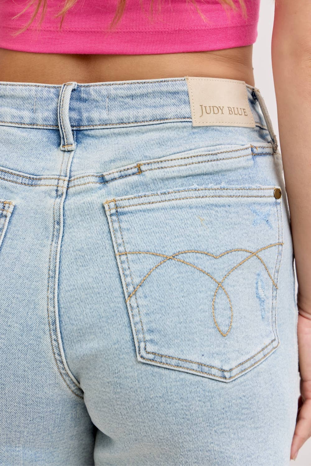 Judy Blue HW Rigid Magic Dad Short