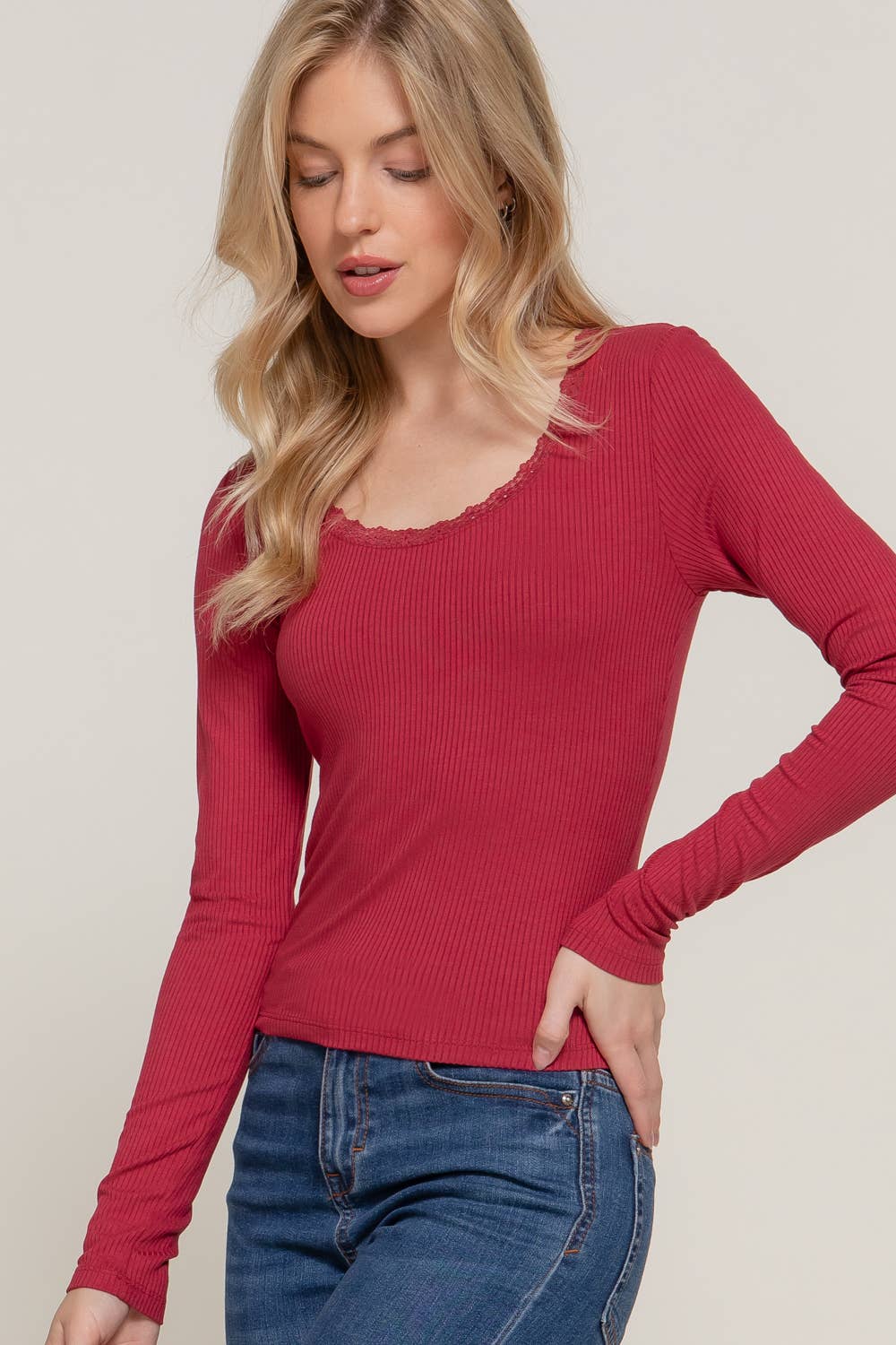 The Lace-Trim Essentials Top