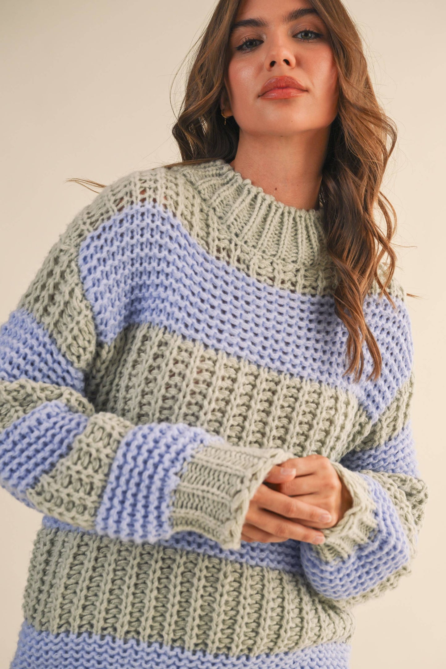 Lilac Garden Knit Sweater