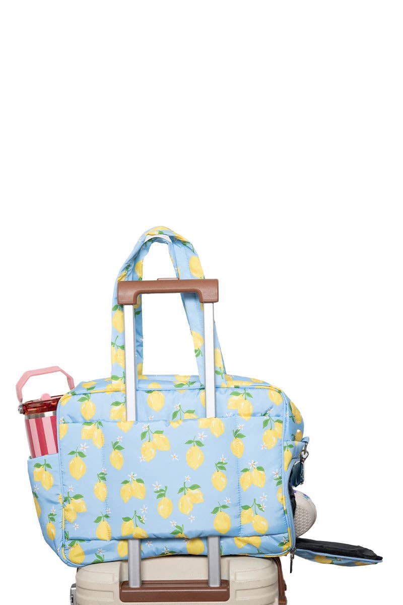 Lemon Weekender Bag