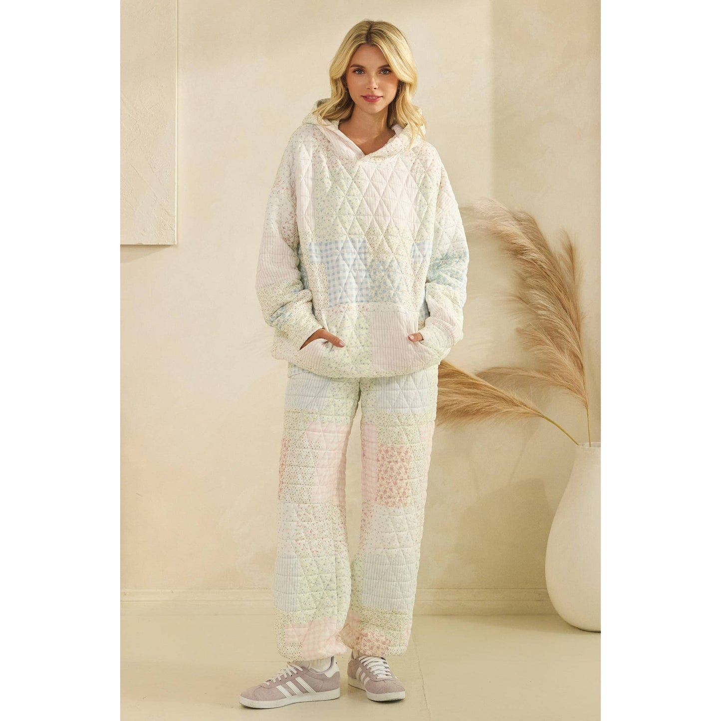 Cottage Core Quilted Jogger