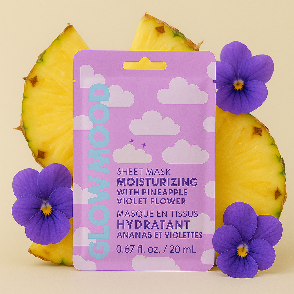 Moisturizing Sheet Mask with Pineapple & Violet Flower