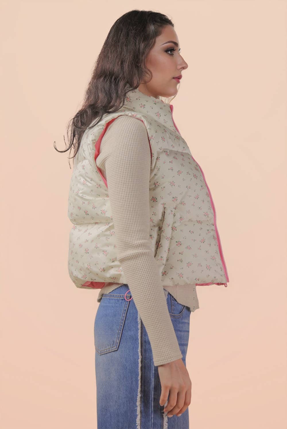 Petal Puffer Vest