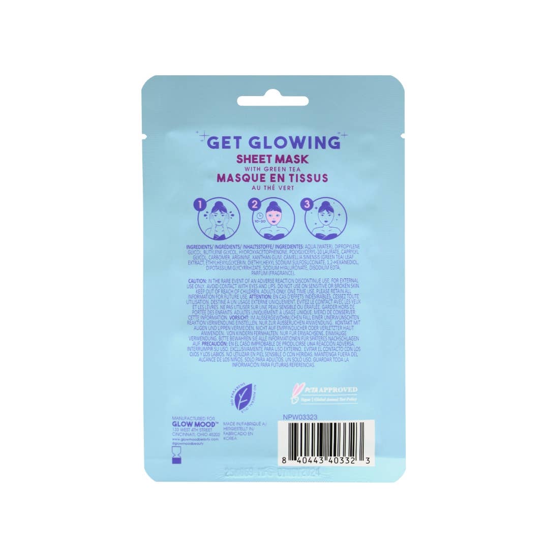 Hydrating Sheet Mask with Green Tea