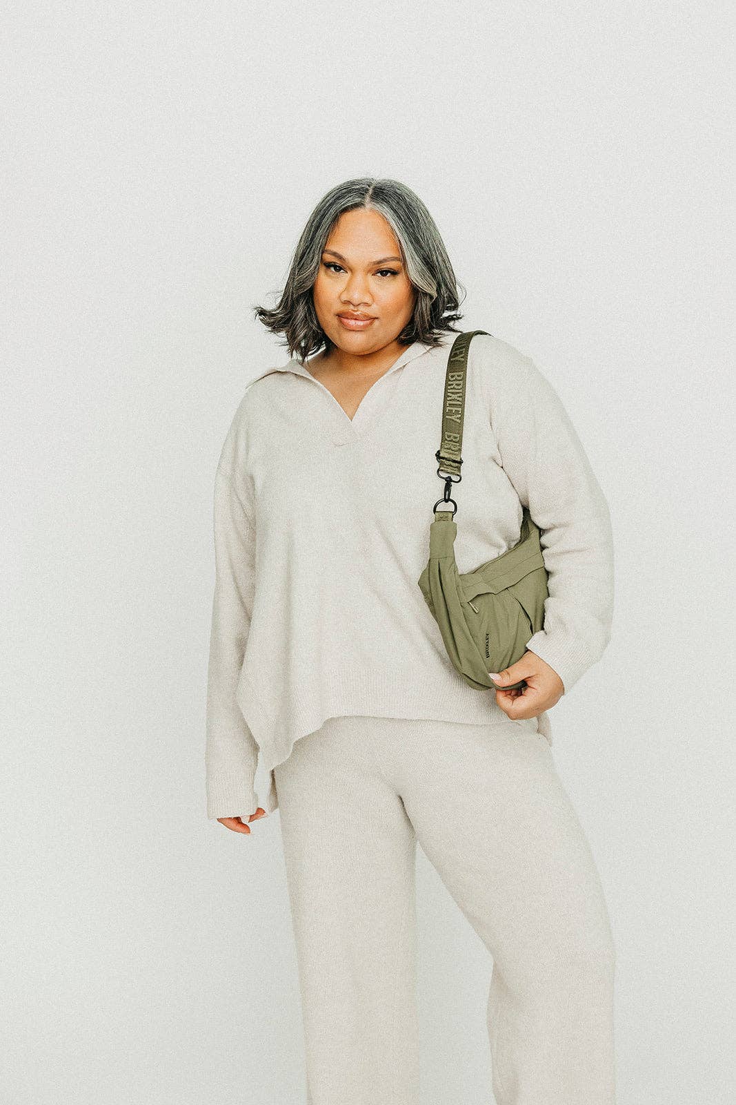 Basil Crescent Bag - PREORDER