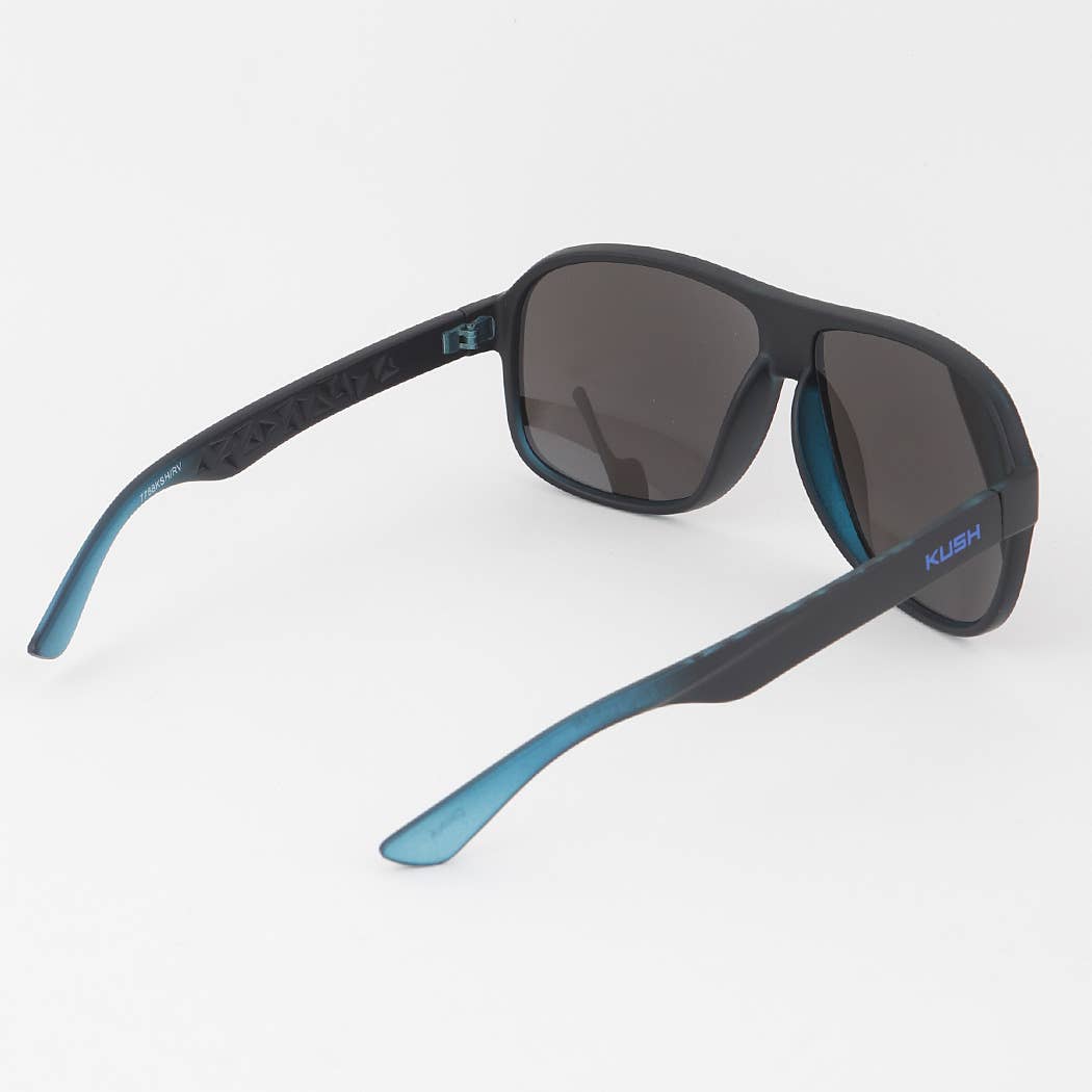 Mirrored Lens Square Sunglasses