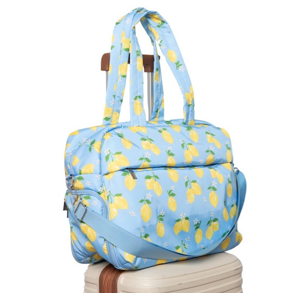 Lemon Weekender Bag