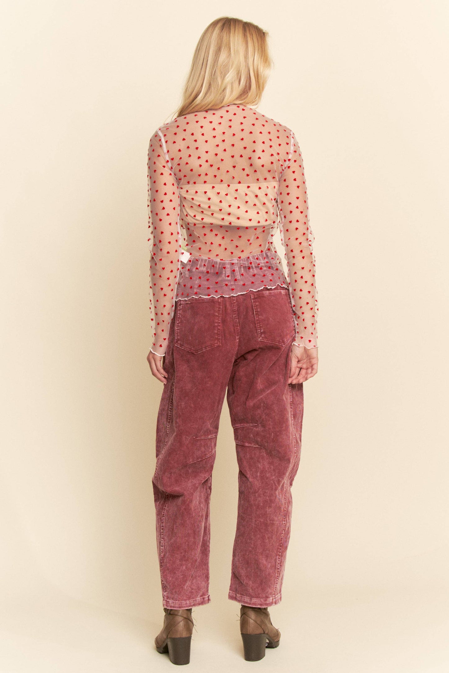 Lovebug Lace Mesh Long Sleeve