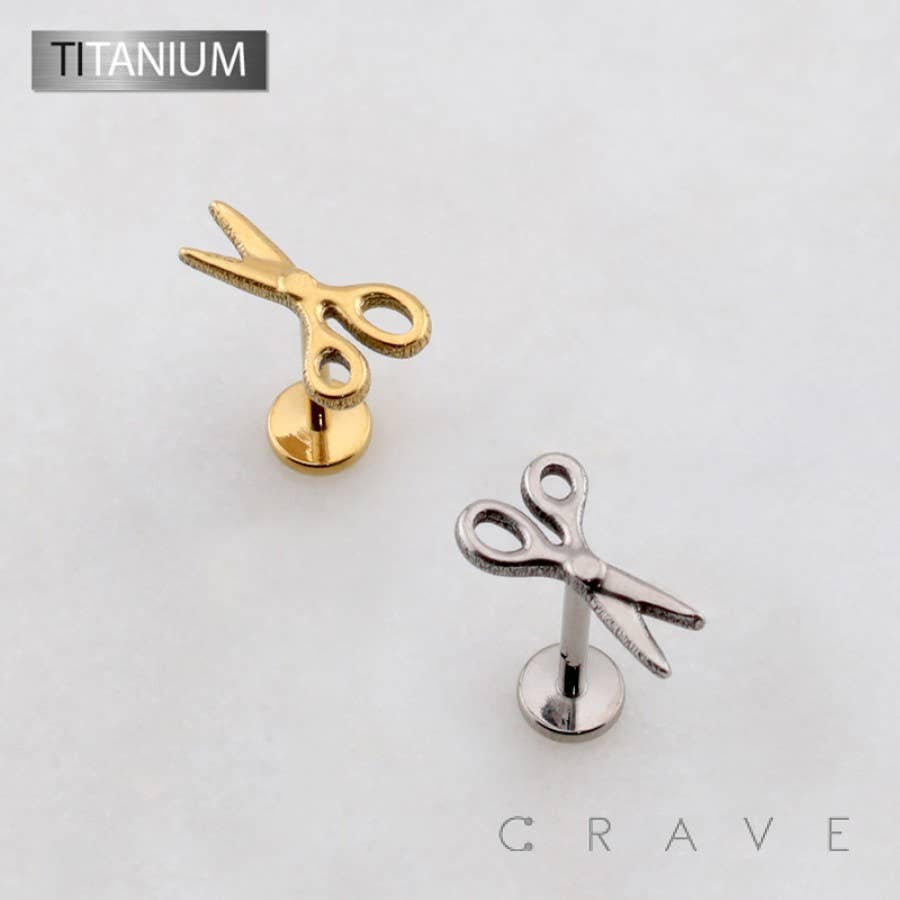 3D SCISSORS THREADLESS PUSH IN ASTM F136 IMPLANT GRADE TITAN