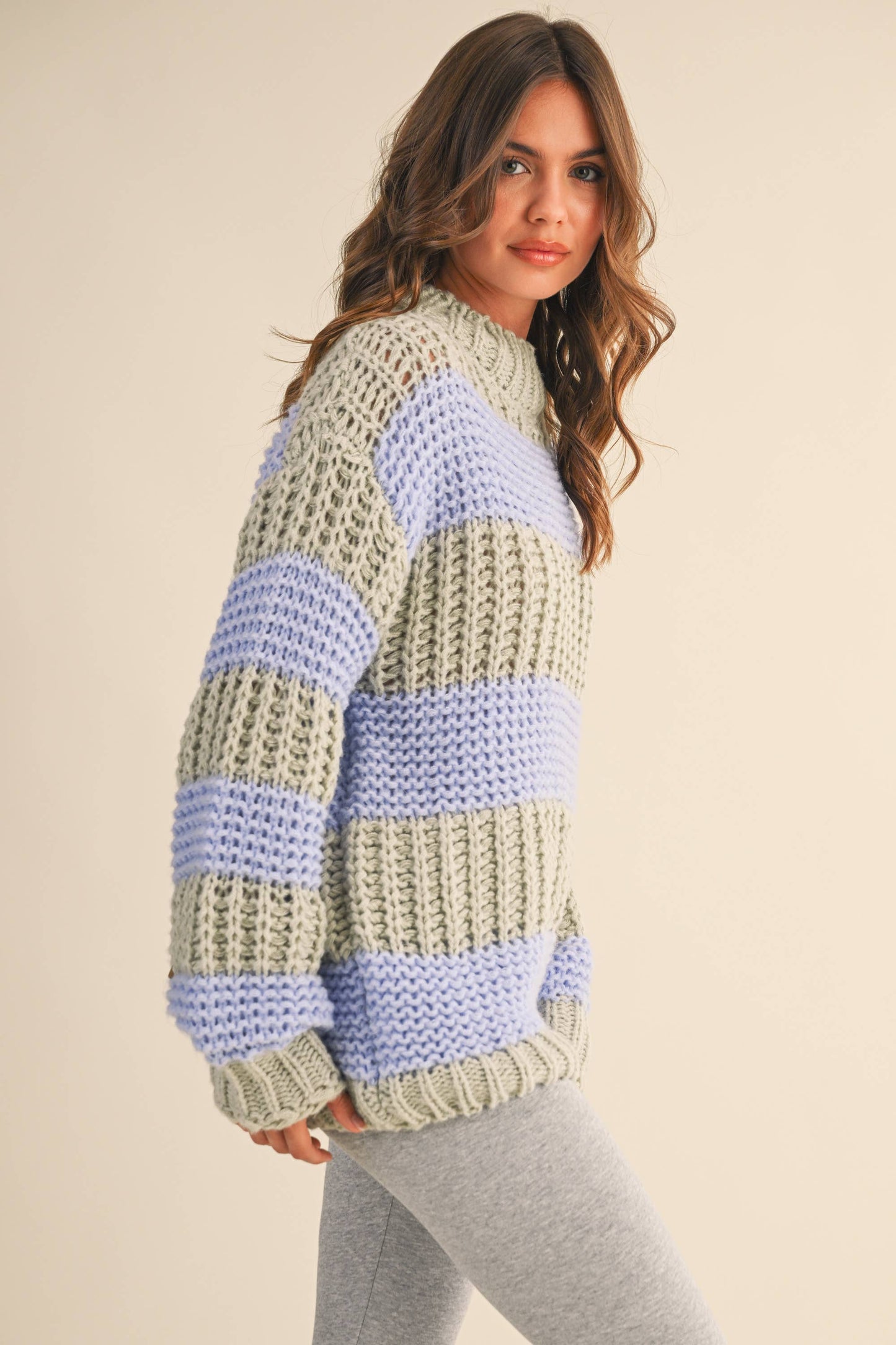 Lilac Garden Knit Sweater