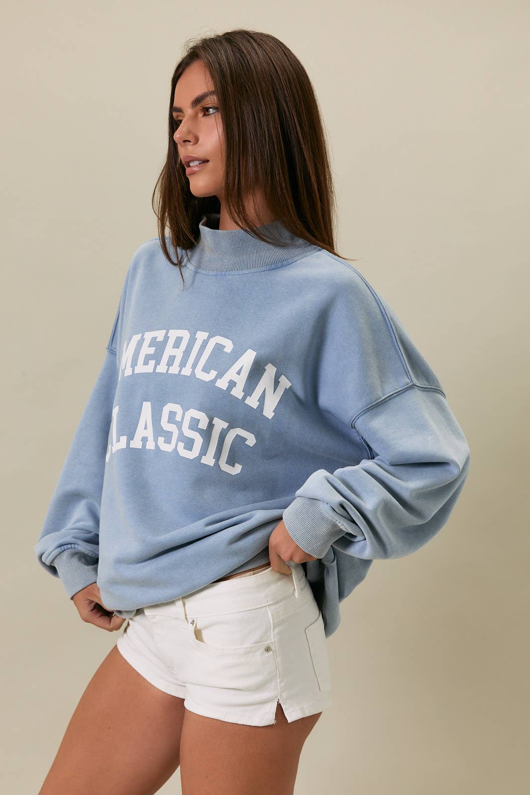 American Classic Reversible Mock Crew