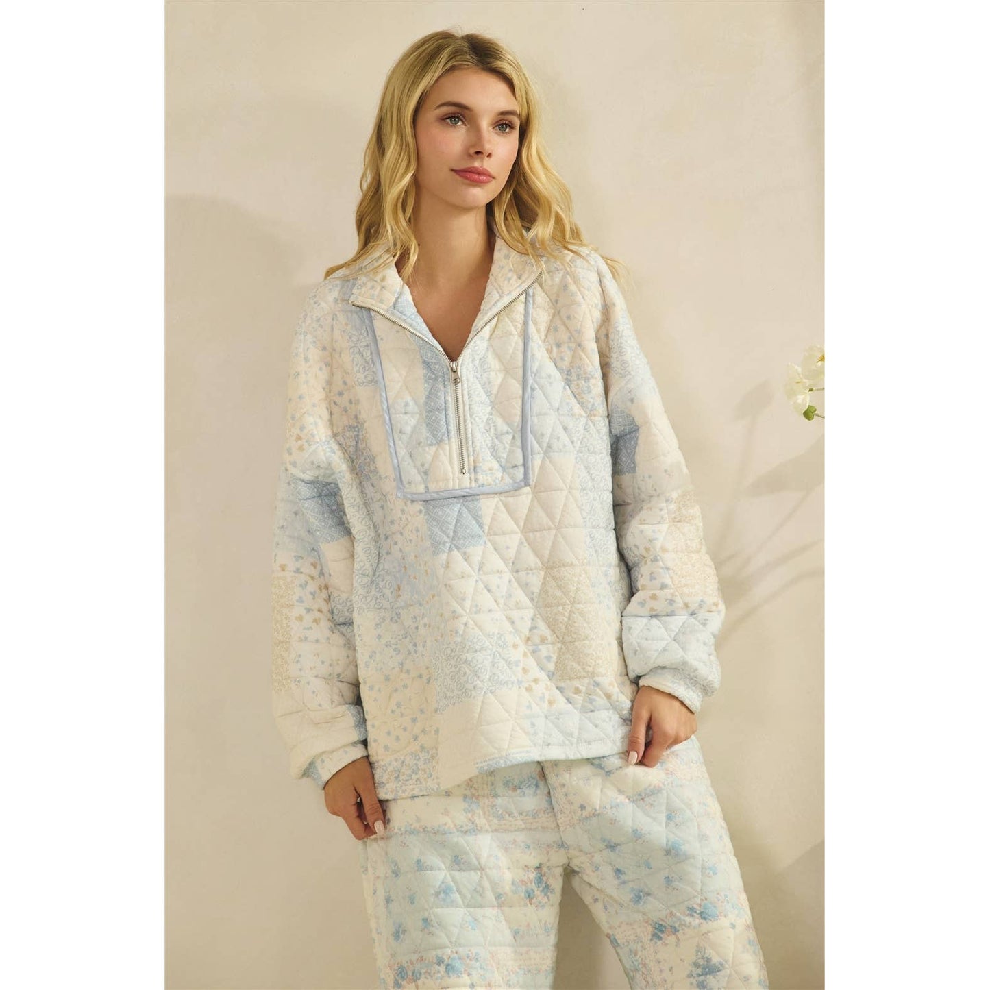 Cottage Core Quilted Jogger