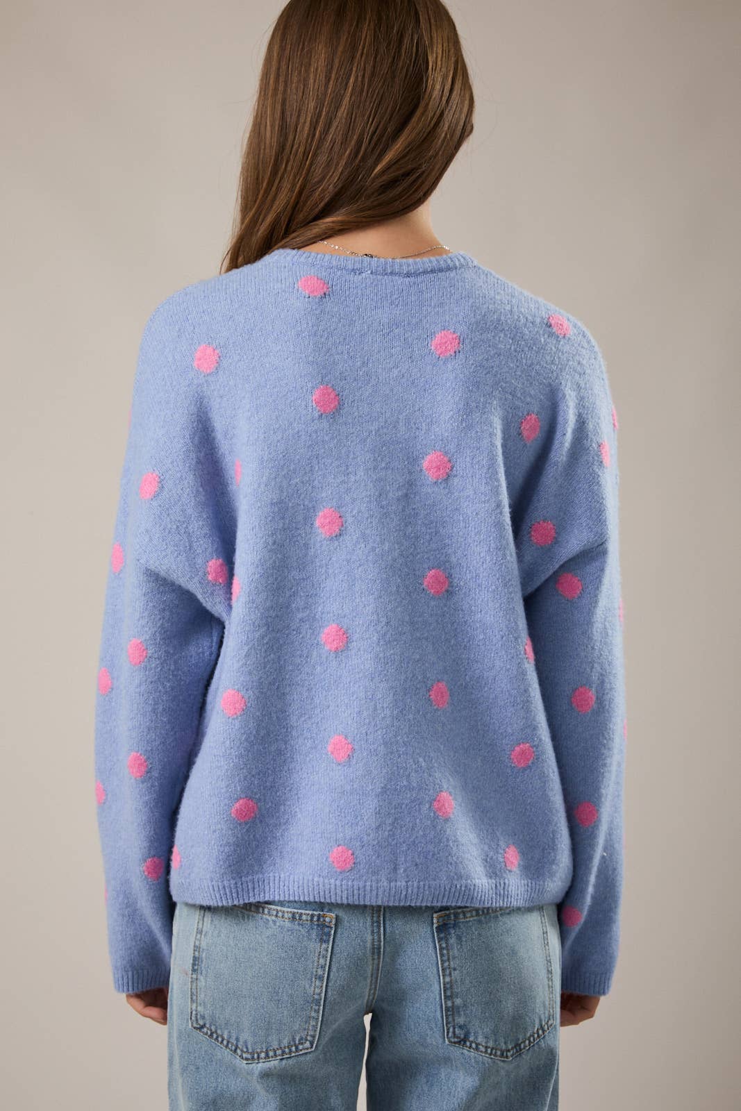 Sweet Pea Polka Cardi