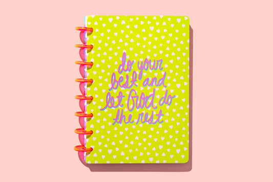 Disc Bound Notebook - "Do Your Best..." - 200 Pages