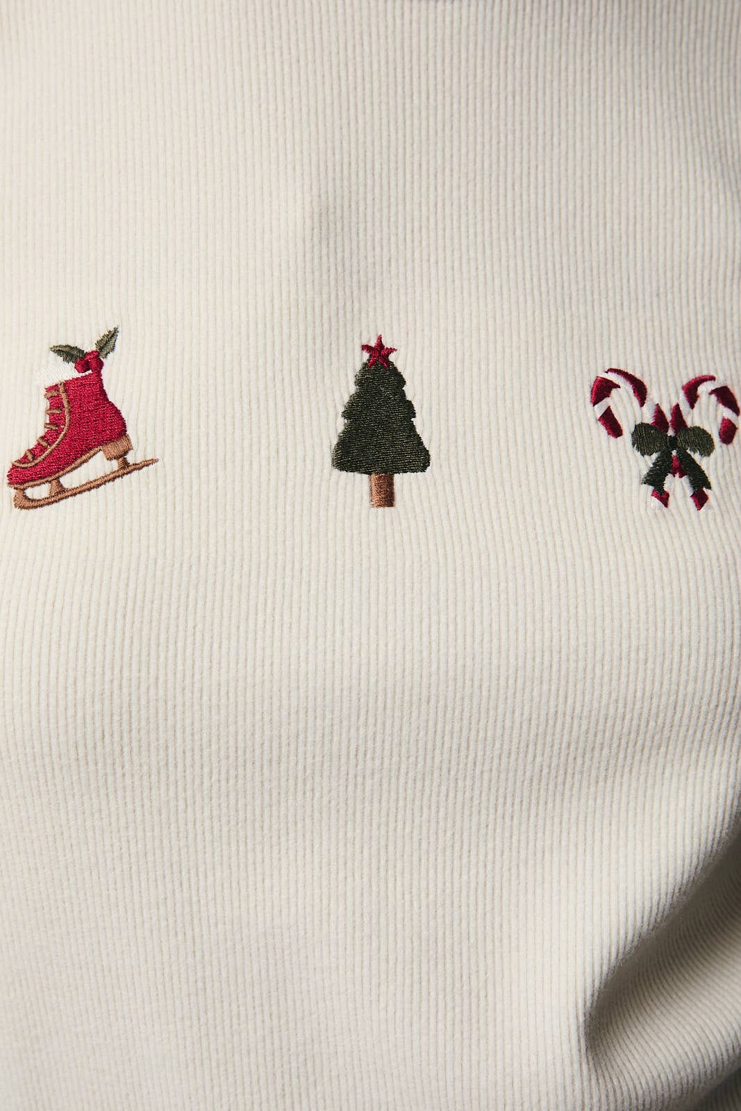 Embroidered Christmas Long Sleeve