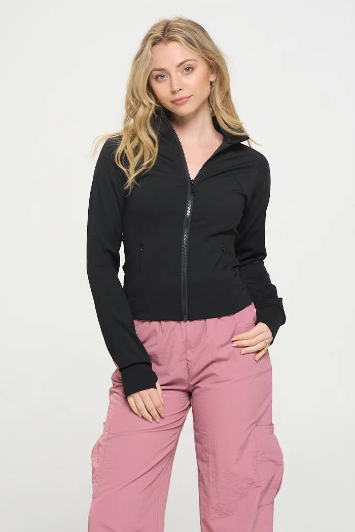 Slim Fit Athletic Jacket