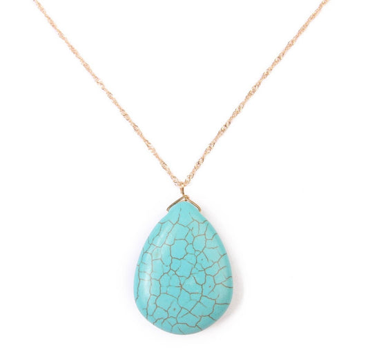 Turquoise Pendant Necklace